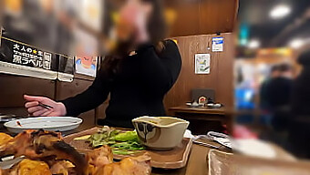 Real Japanese Pov: A Beautiful Ass In A Gelato Shop