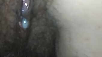 White Dotted Cock From Behind: Cum In My Pussy And Bush