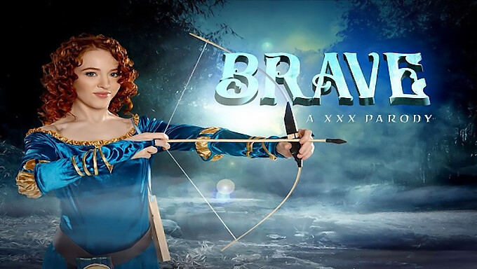 A Princesa Merida Está Pronta Para Enfrentar Um Pau Grande Em 3d