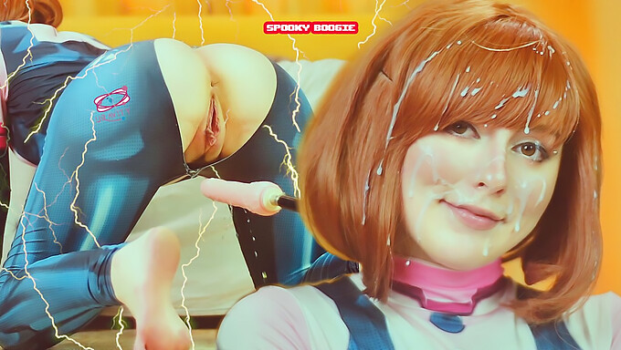 Aventura Cosplay Do Uravity Com Uma Máquina De Sexo - Spooky Boogie